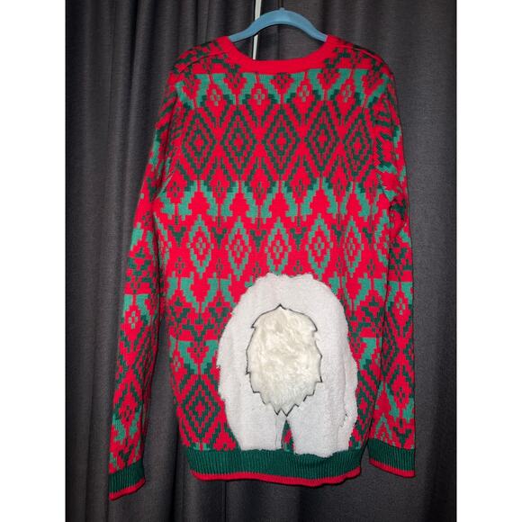 Ugly Christmas Sweater Xmas Size Large Llama - Picture 3 of 3